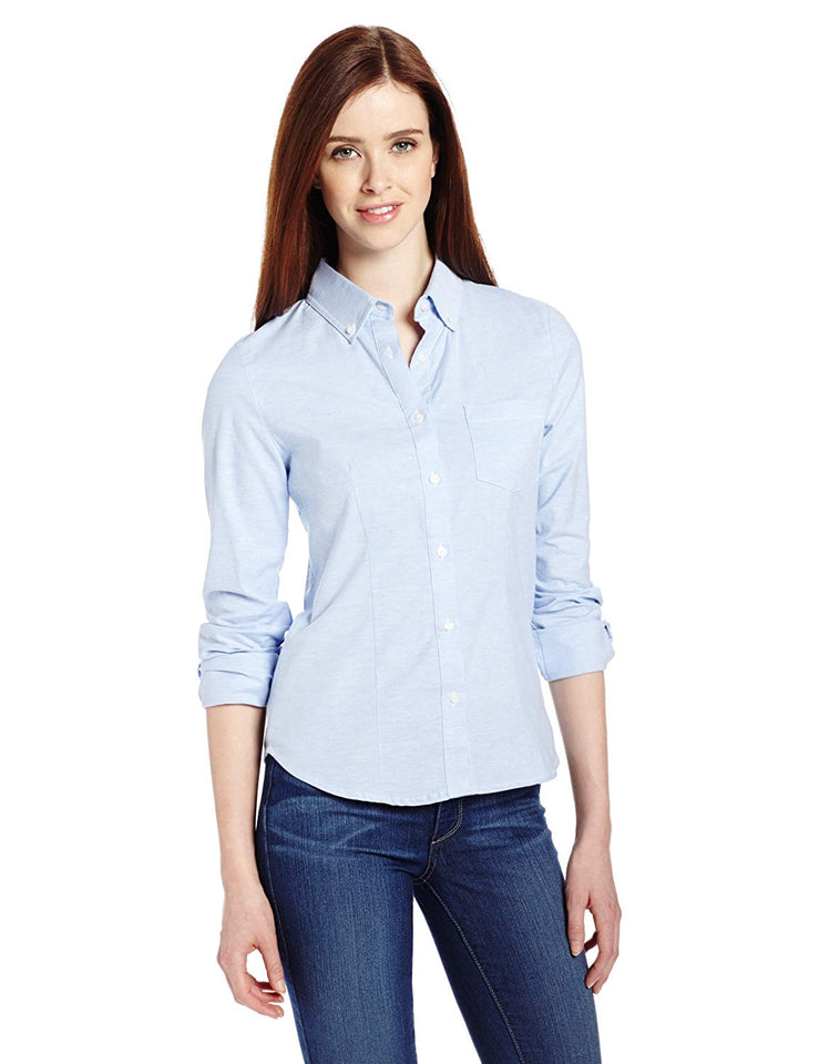 Lee Uniforms Blusa Oxford de Manga Larga para niños