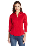 Riders by Lee índigo Camisa Tejida de Manga 3/4 de fácil Cuidado para Mujer